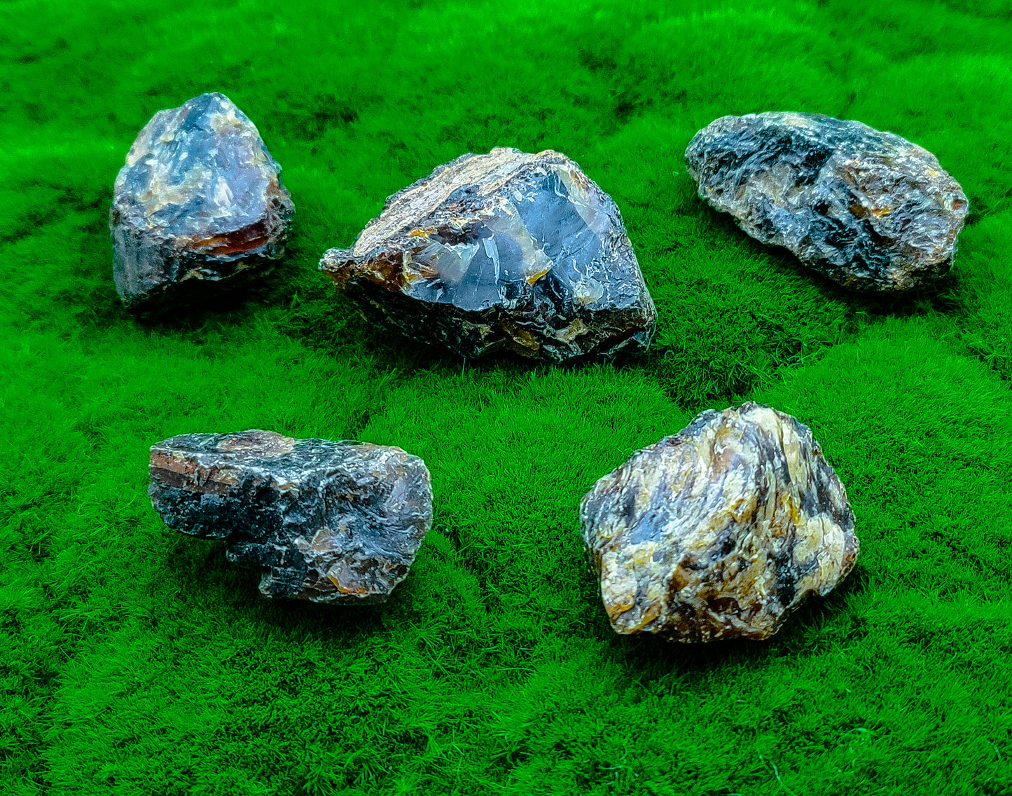 Raw Black Amber