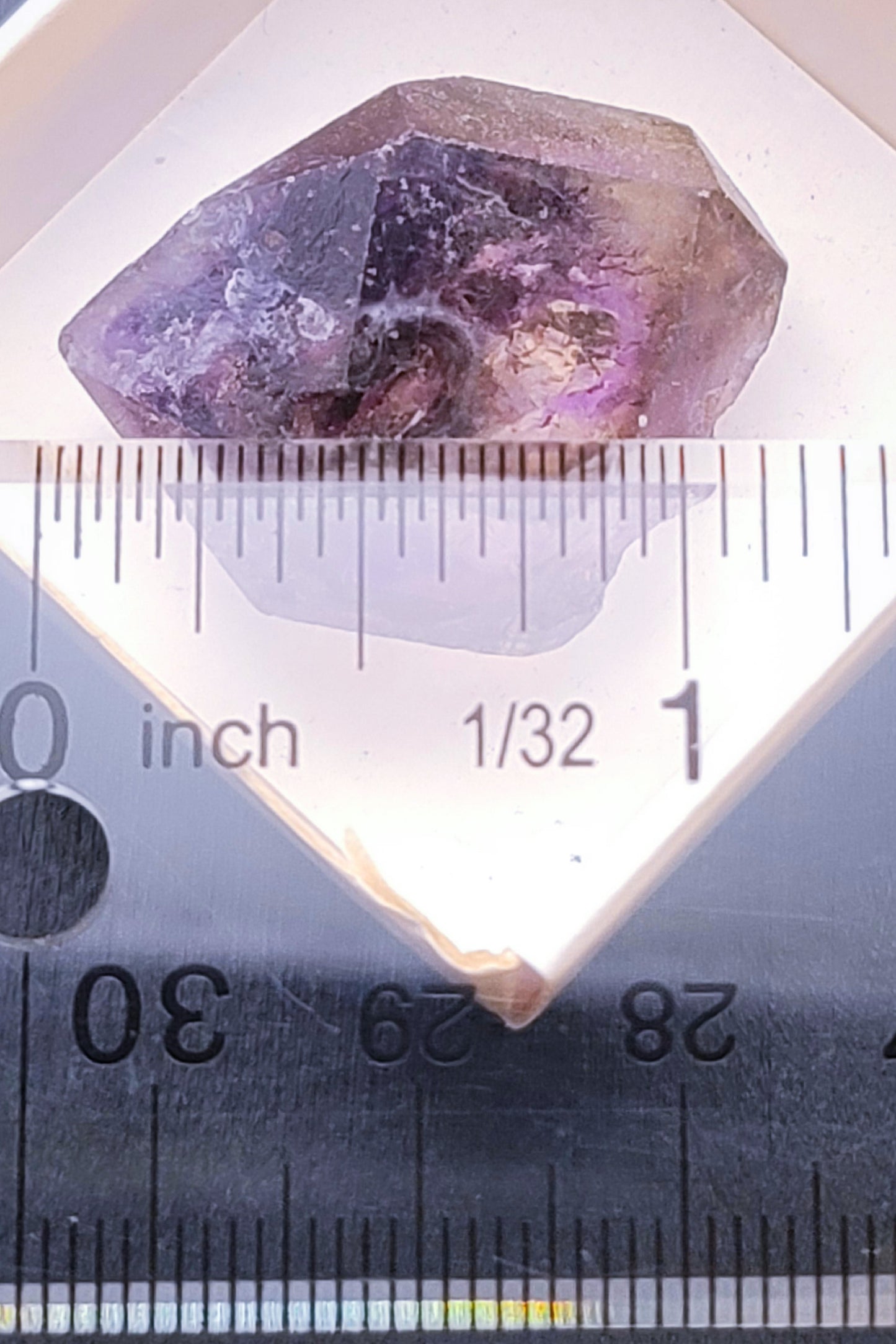 Elestial Smokey Ametrine Point