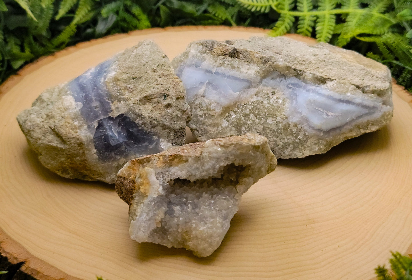 Raw Blue Lace Agate