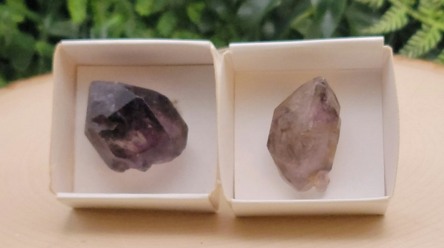 Elestial Smokey Ametrine Point