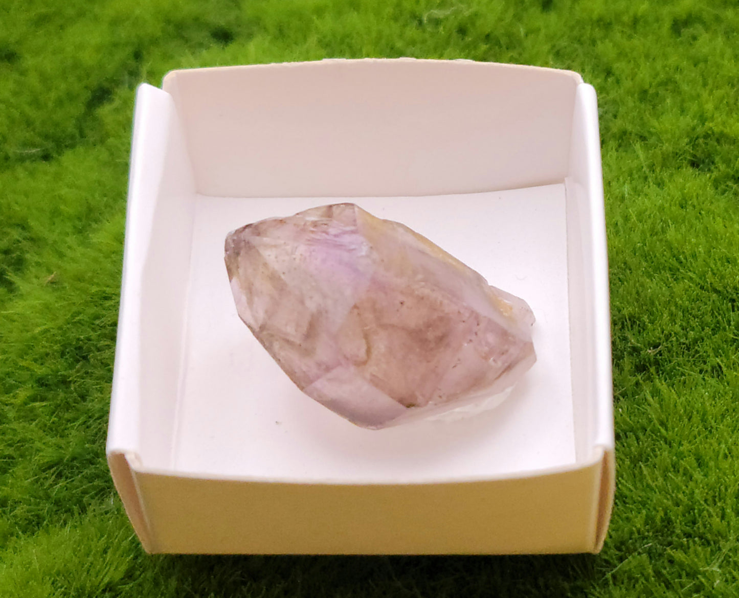 Elestial Smokey Ametrine Point