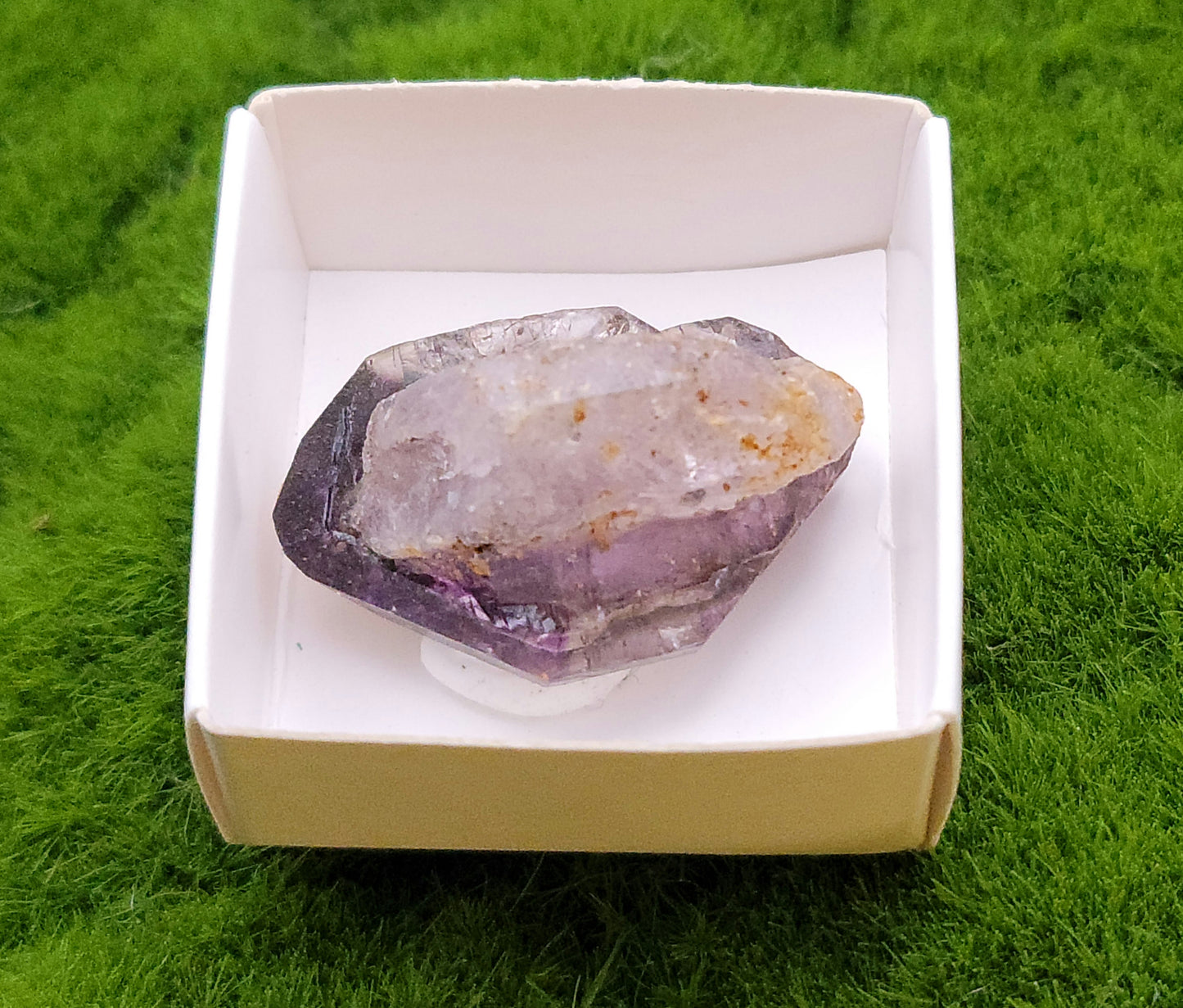 Elestial Smokey Ametrine Point