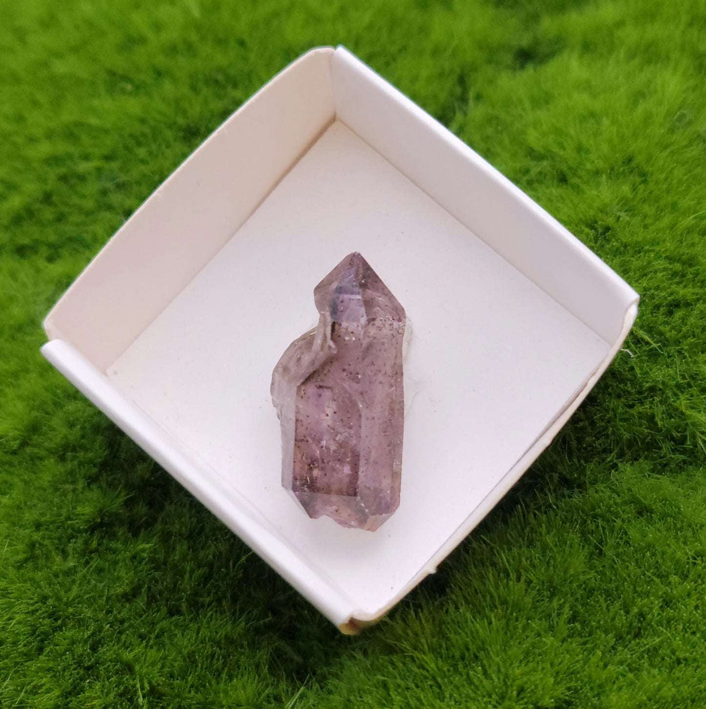 Elestial Smokey Ametrine Point