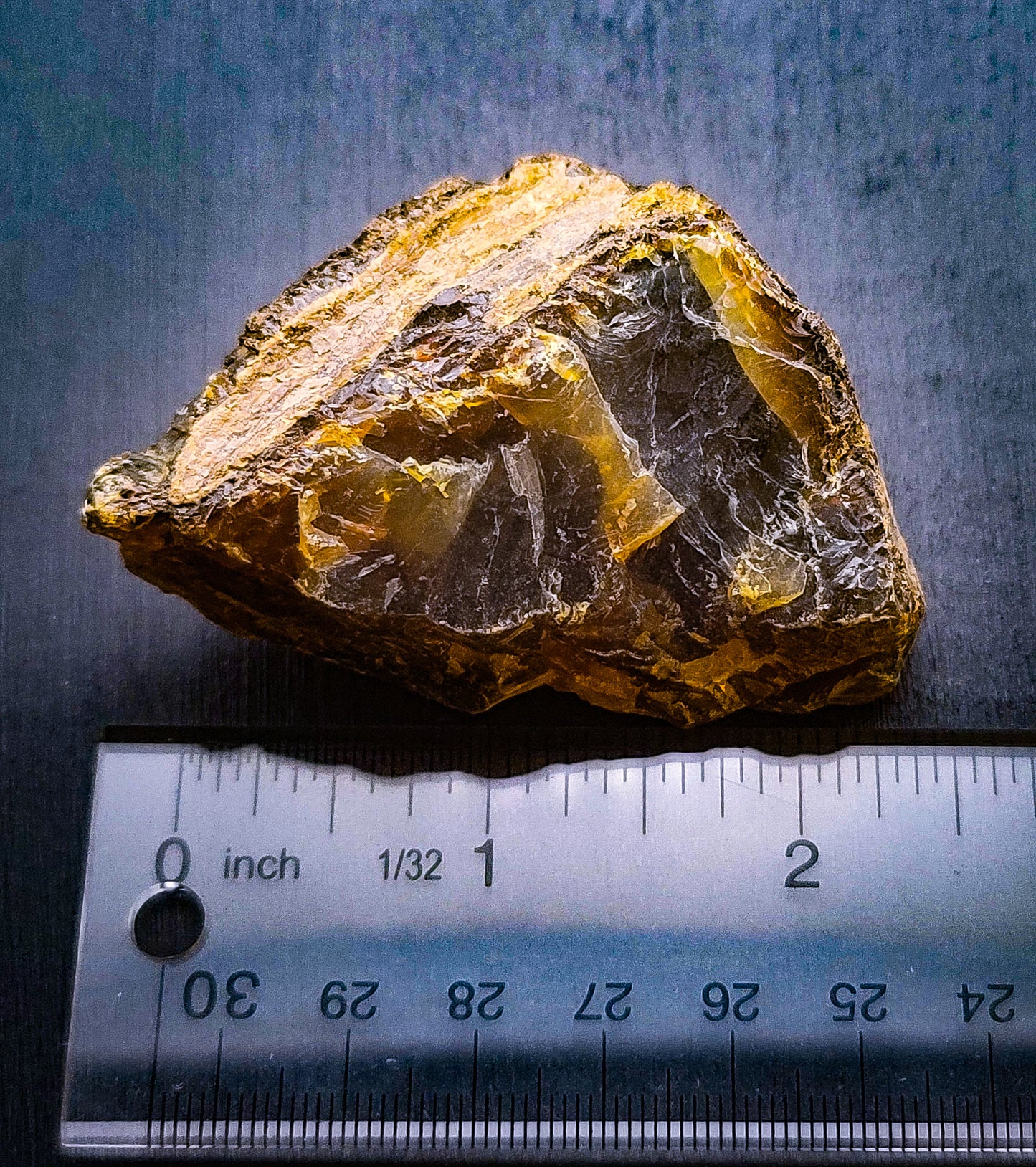 Raw Black Amber