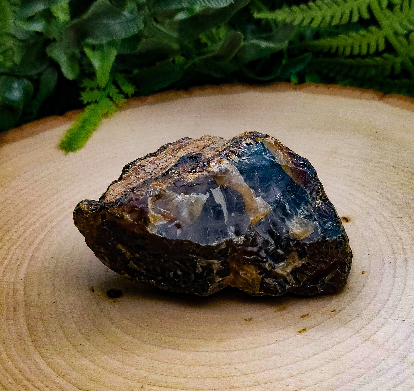Raw Black Amber