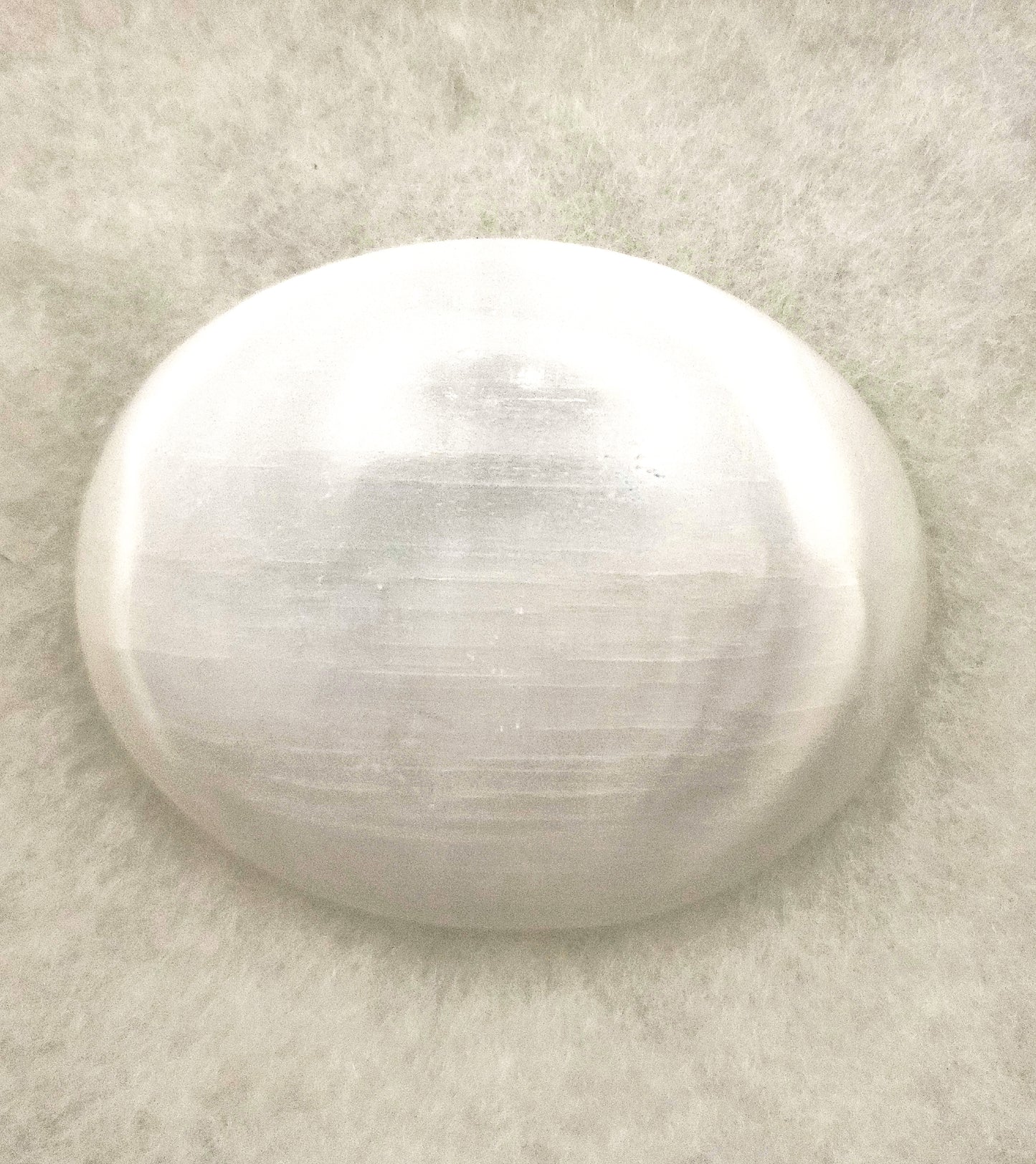 Selenite Palm Stones